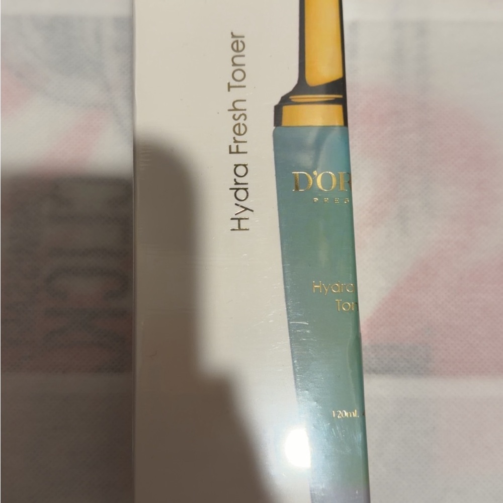 Luxurious Skincare with Gold and White Packaging